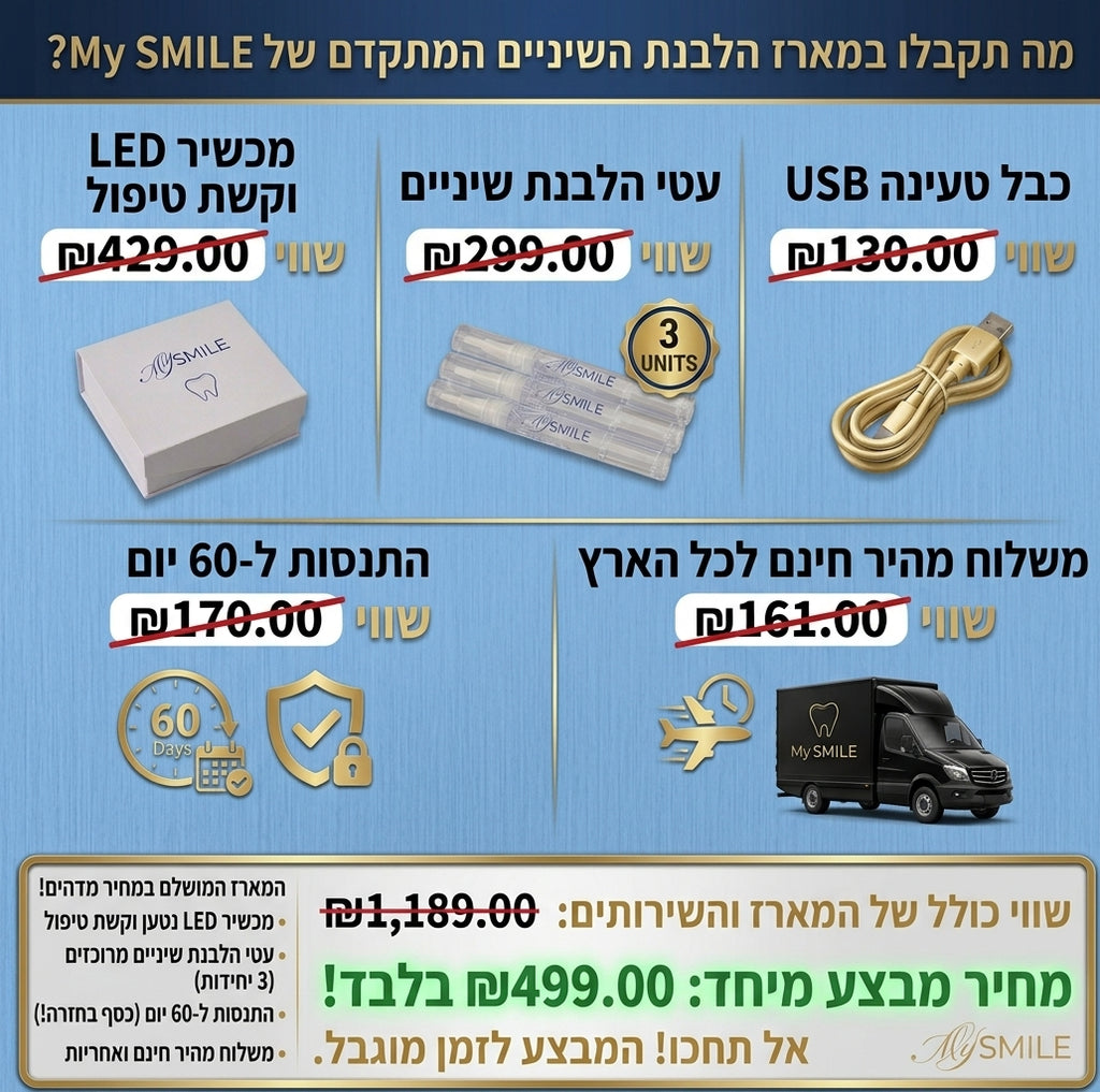 מארז ההלבנה הרשמי | MySmile PRO™